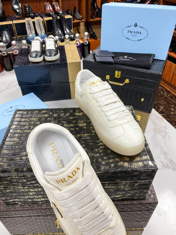 PRA LANE SNEAKER WHITE CALFSKIN