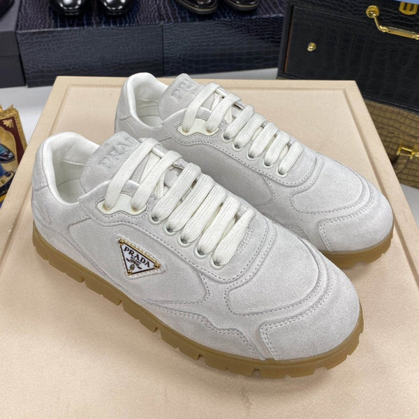 PRA TRAIL FADED GREY SUEDE SNEAKERS