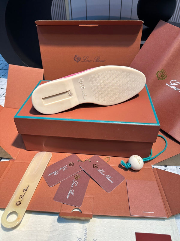 mocassino lp summer charm walk in pelle scamosciata rosa scuro