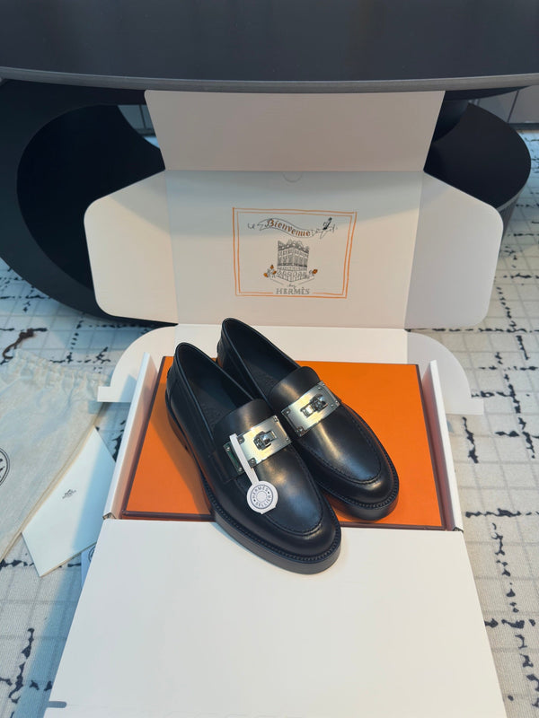 HM Hot Loafer 30mm Black Cowhide 970666