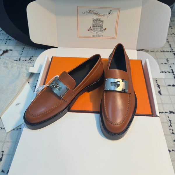 HM Hot Loafer 30mm Brown Cowhide 970667