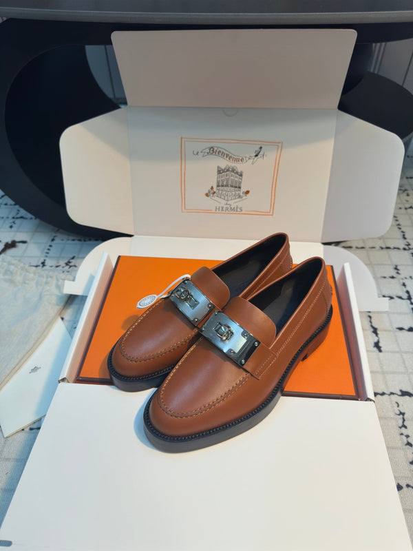 HM Hot Loafer 30mm Brown Cowhide 970667