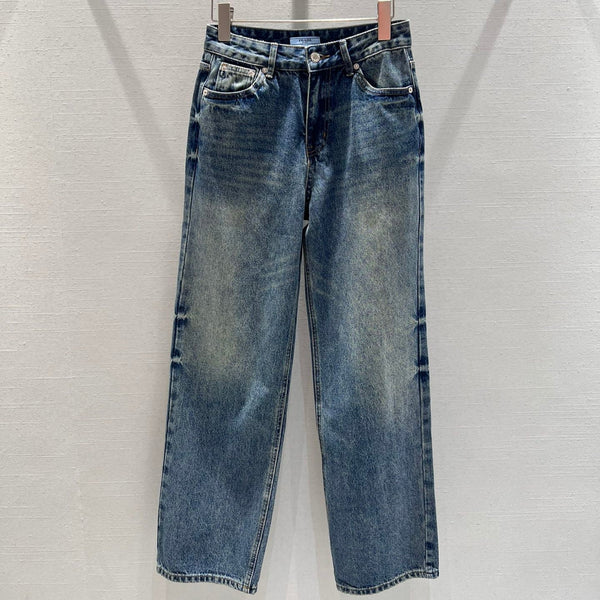 Prada Jeans Blue Cotton 200158
