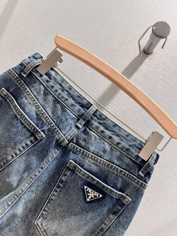 Prada Jeans Blue Cotton 200158