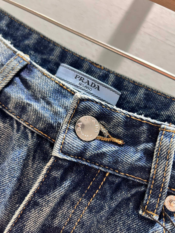 Prada Jeans Blue Cotton 200158