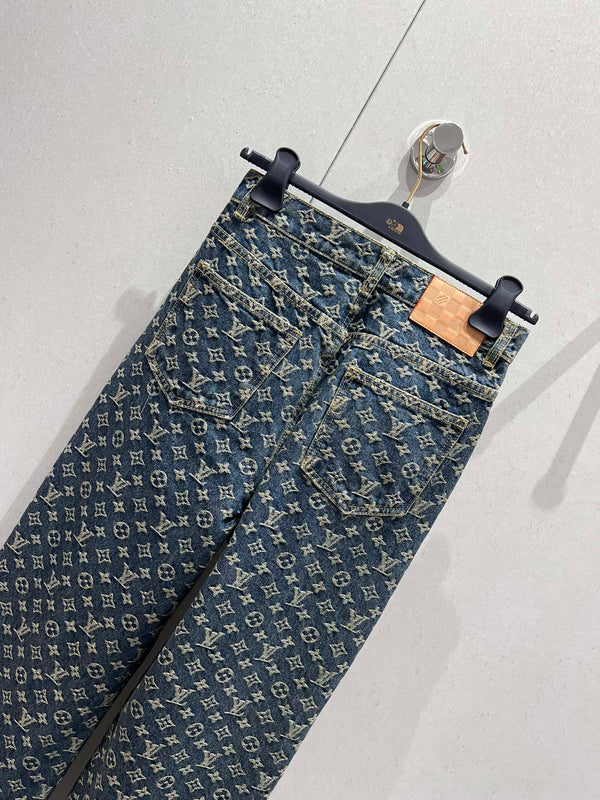 LV Jean Denim Blue Cotton 206952