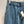 Fendi Denim Straight Pants Blue Cotton 208611