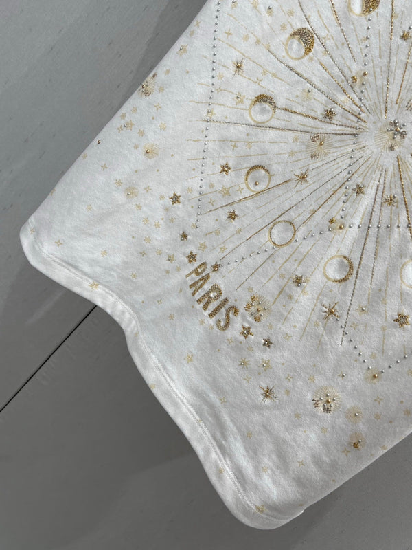 CD 25 T-shirt cotone bianco oro 211144