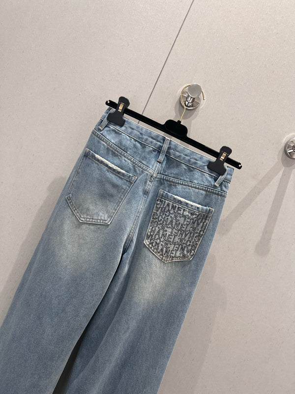 CC 25 Jeans Blue Denim Cotton