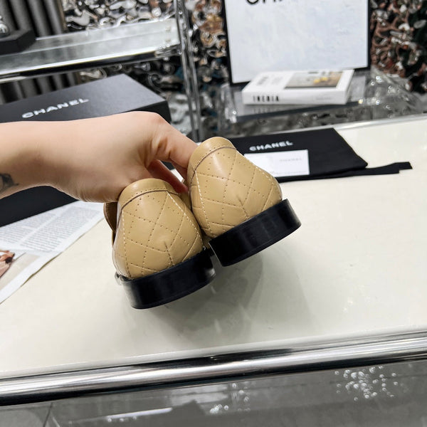 CC 25 Mocassino Beige Pelle di Vacchetta 338670