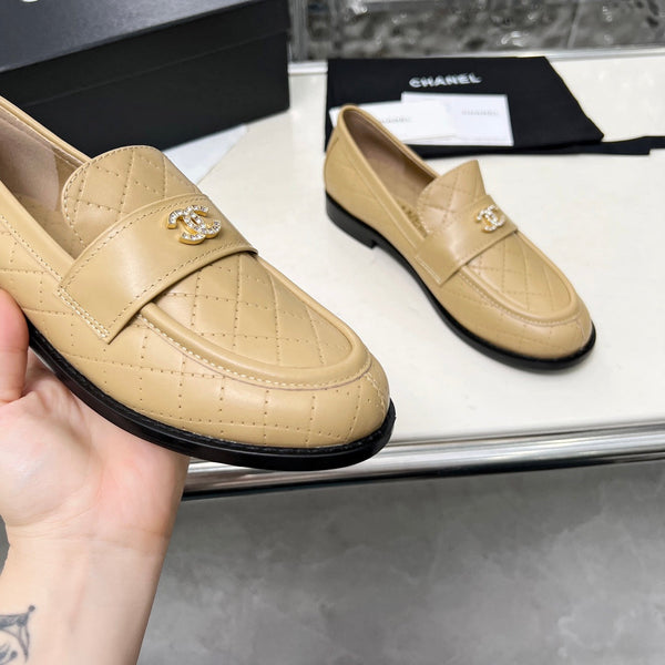 CC 25 Mocassino Beige Pelle di Vacchetta 338670