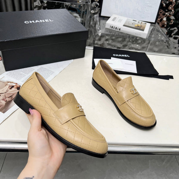 CC 25 Mocassino Beige Pelle di Vacchetta 338670