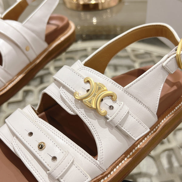 SANDALO TIPPI TRIOMPHE IN VITELLO BIANCO