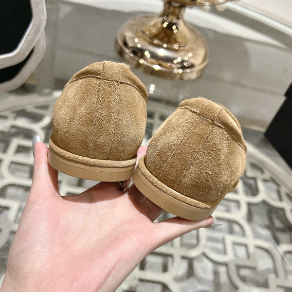 Mocassino CC 25A in pelle scamosciata Sherpa beige