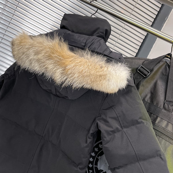 C. Goose Down Jacket Black Polyester 0020