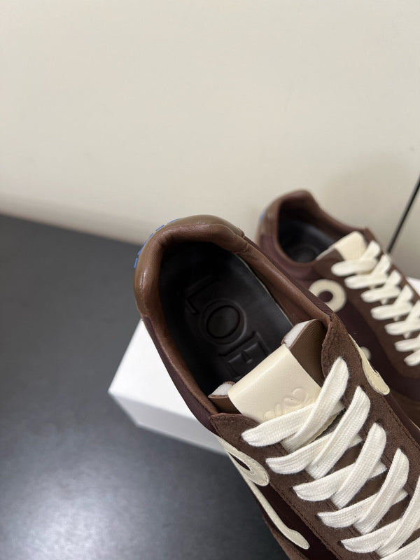 Loewe Ballet Runner 2.0 Sneaker Brown Nylon Sheepskin
