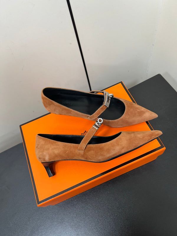 HM 25C Kiara 40 Pump Cider Orange Suede 210270