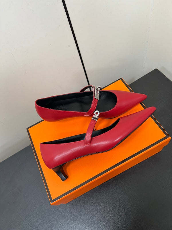 HM 25C Kiara 40 Pump Pelle di vitello rossa 210274