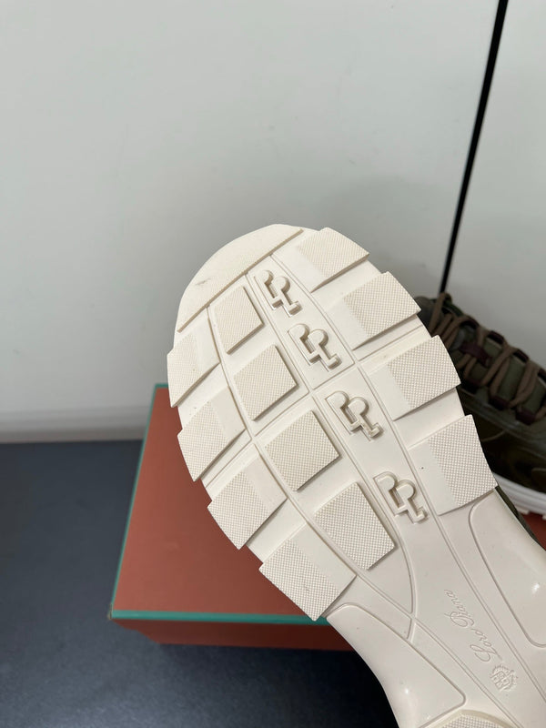 LP 25C Cairn Walk Sneaker Purslane Calfskin and Fabric 210918