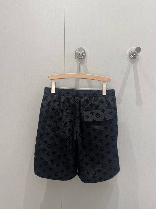 LV 25 Set Short Black Silk 214990