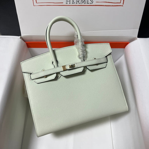 HM BIRKIN SELLIER VERT FIZZ EPSOM LEATHER GOLD HARDWARE
