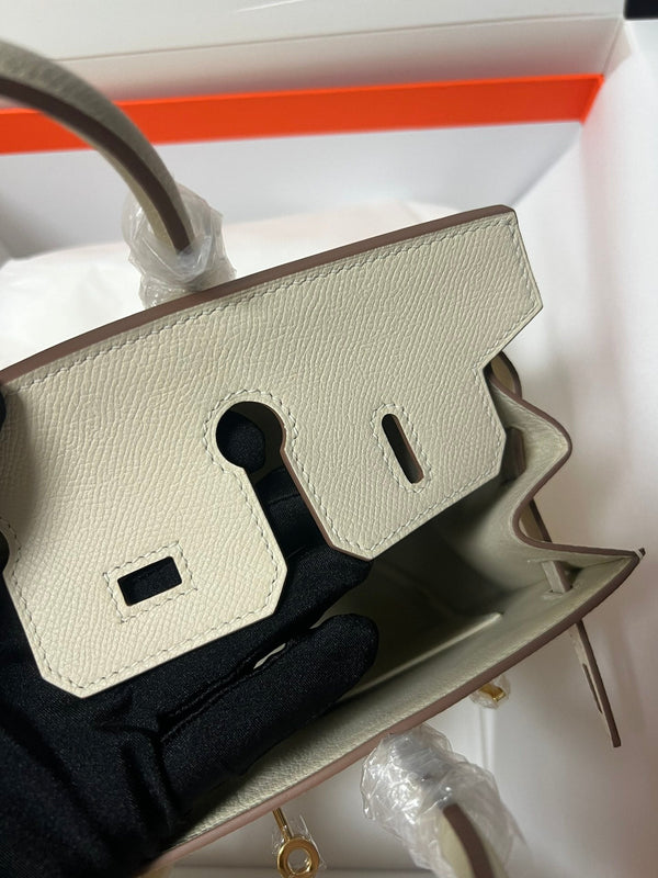 HM BIRKIN SELLIER CREAM EPSOM LEATHER GOLD HARDWARE