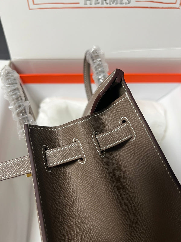 HM BIRKIN SELLIER VERT DE GRIS EPSOM LEATHER GOLD HARDWARE