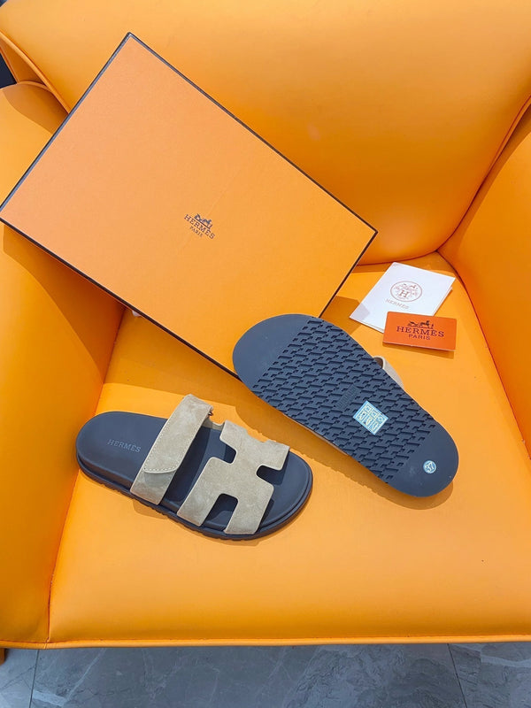 chypre sandal beige esquisse suede black calfskin