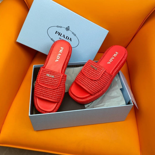 Pra Crochet Mule 20 Rosso