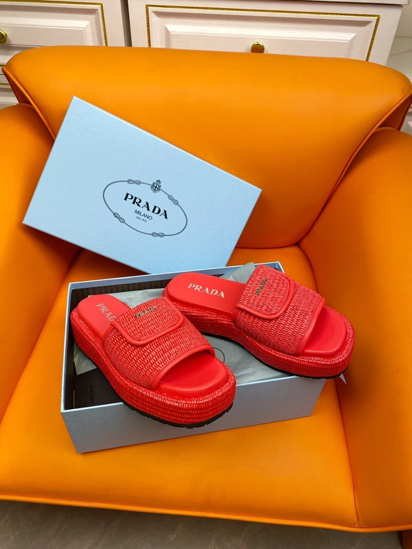 Pra Crochet Mule 20 Rosso