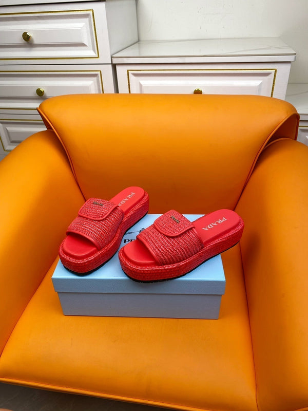 Pra Crochet Mule 20 Rosso