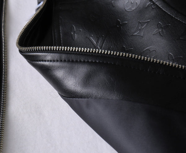 GIACCA IN PELLE DI AGNELLO NERA LV 238998