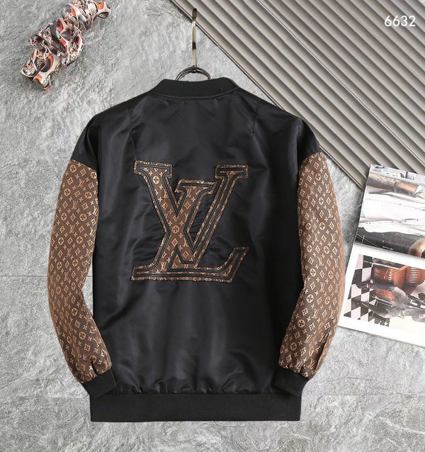 GIACCA A VENTO LV MONOGRAM NERO E MARRONE 238972