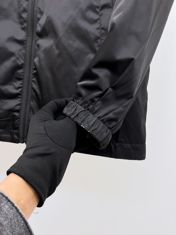 GIACCA LV DOUBLE-FACE NERO E MARRONE 239023