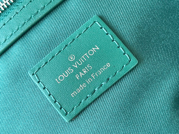 KEEPALL BANDOULIÈRE 50 IN GREEN MONOGRAM HERITAGE CANVAS