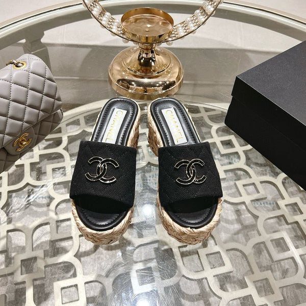 CC Espadrilles Platform Canvas