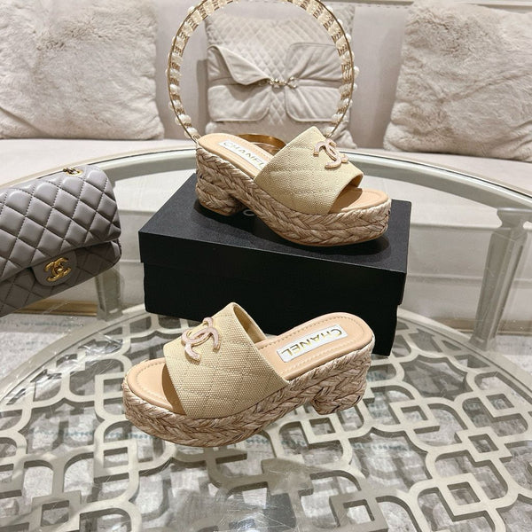 CC Espadrilles Platform Canvas