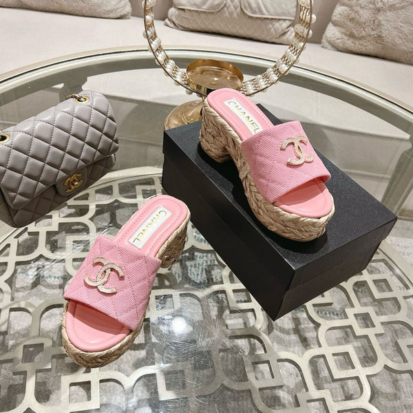 CC Espadrilles Platform Canvas