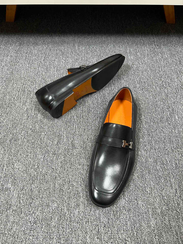 HM GIOVANNI LOAFER BLACK LAMBSKIN