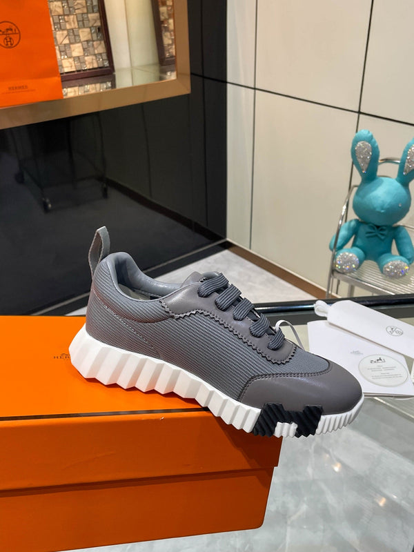 HM Bouncing Sneakers Dark Grey Mesh  and Sport Goatskin 531350