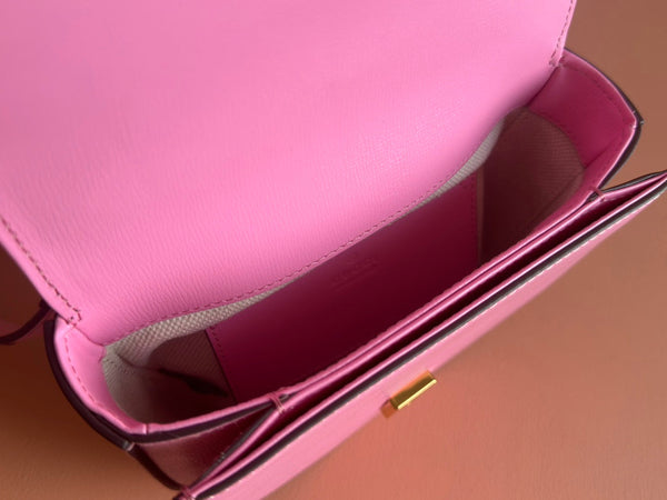 Borsa Gucci Horsebit in pelle rosa 239806