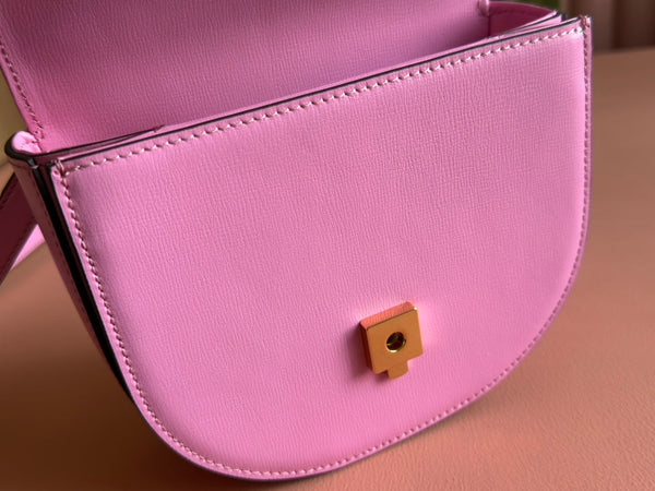 Borsa Gucci Horsebit in pelle rosa 239806