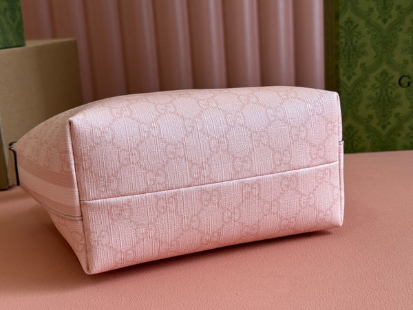 Borsa Gucci Ophidia 20cm in tela rosa 239922