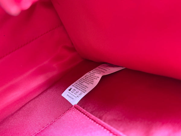 Gucci Bunny Print Tote Bag Red Beige Canvas 231228