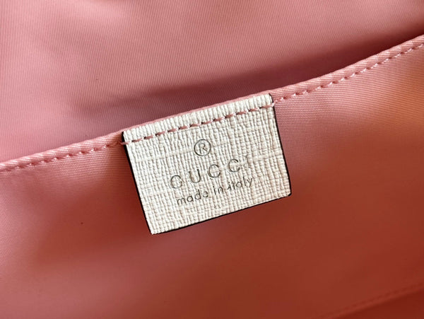 Borsa tote Gucci con stampa gatto in tela bianca e beige 231241