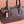 BORSA ARCADIE 19 IN PELLE DI VITELLO LUCIDA MARRONE TAMARINDO