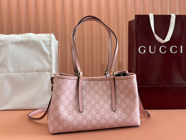Borsa Gucci Ophidia 31cm in tela rosa 244357