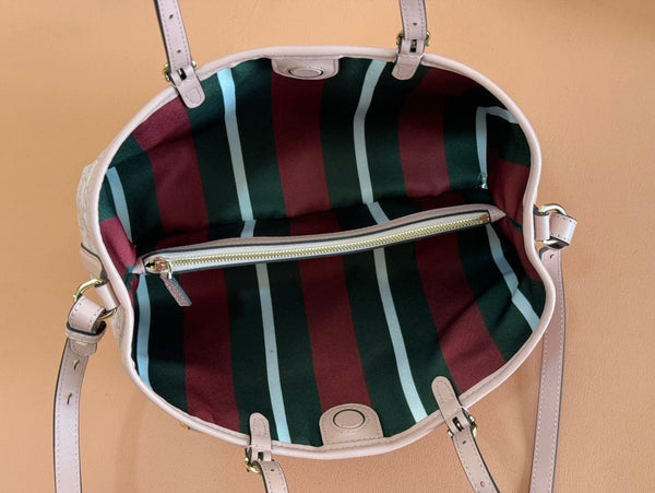 Borsa Gucci Ophidia 31cm in tela rosa 244357