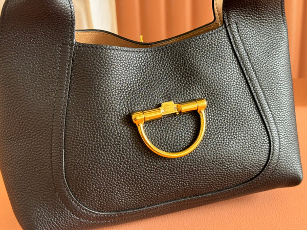 Gucci Solfbit Bag Black Calfskin 244322