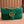 Borsa Gucci GG Marmont 22 in pelle di vitello verde con finiture dorate 248371